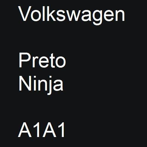 Volkswagen, Preto Ninja, A1A1.